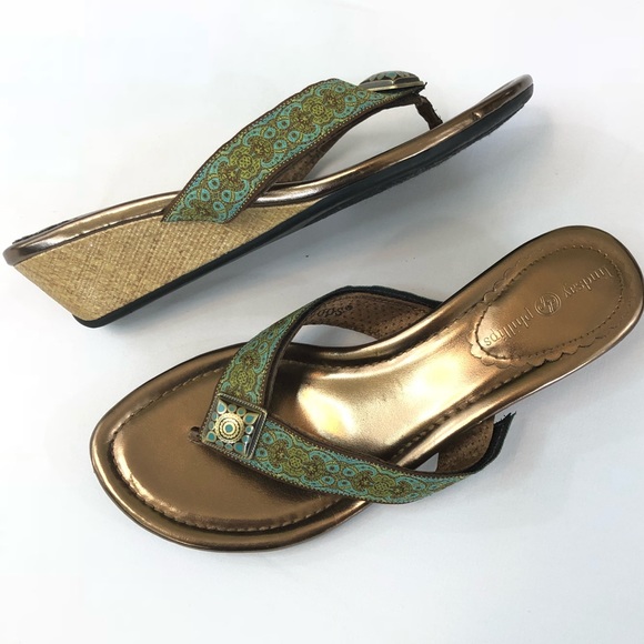 Lindsay Phillips Wedge Flip Flops 6